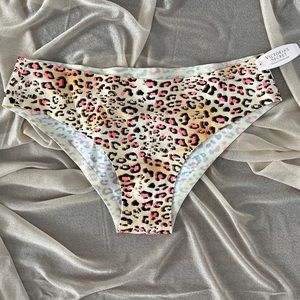 NWT Victoria Secret Leopard Print Cheeky Underwear